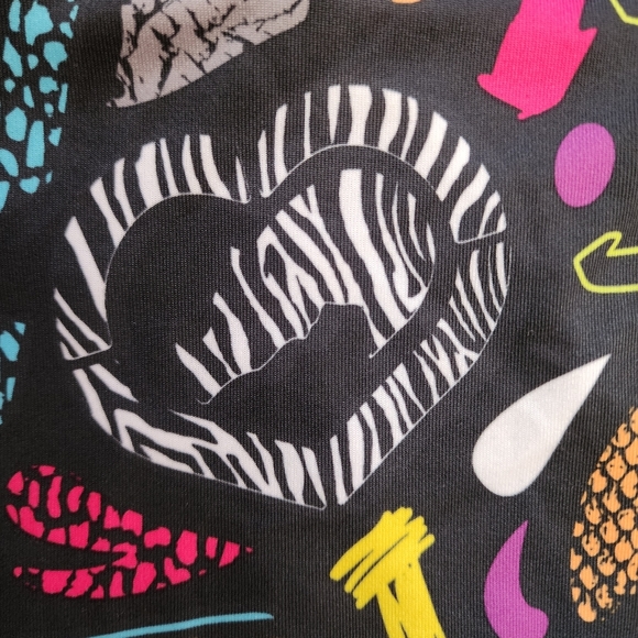 ECKO RED Halter Hooded Mini Dress Sz 1X Black Graffiti Pattern - Picture 2 of 14